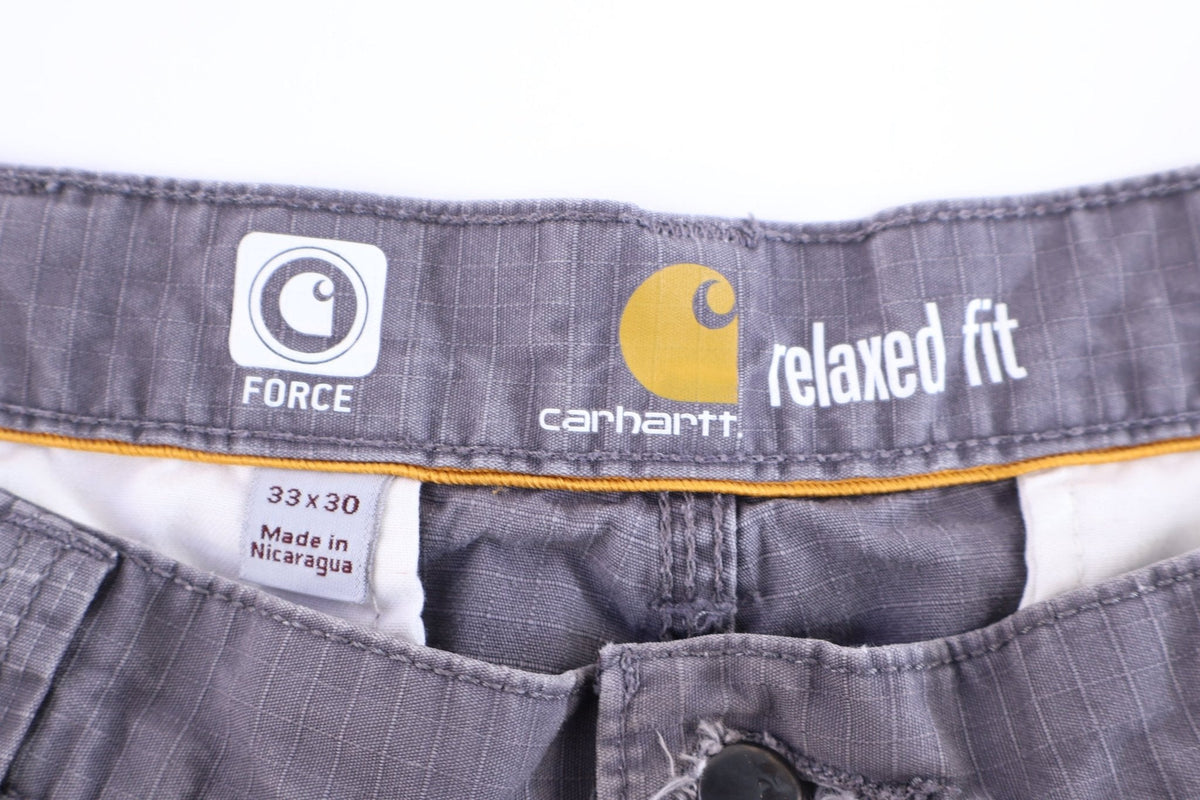 Carhartt Logo Patch Grey Pants product image 3