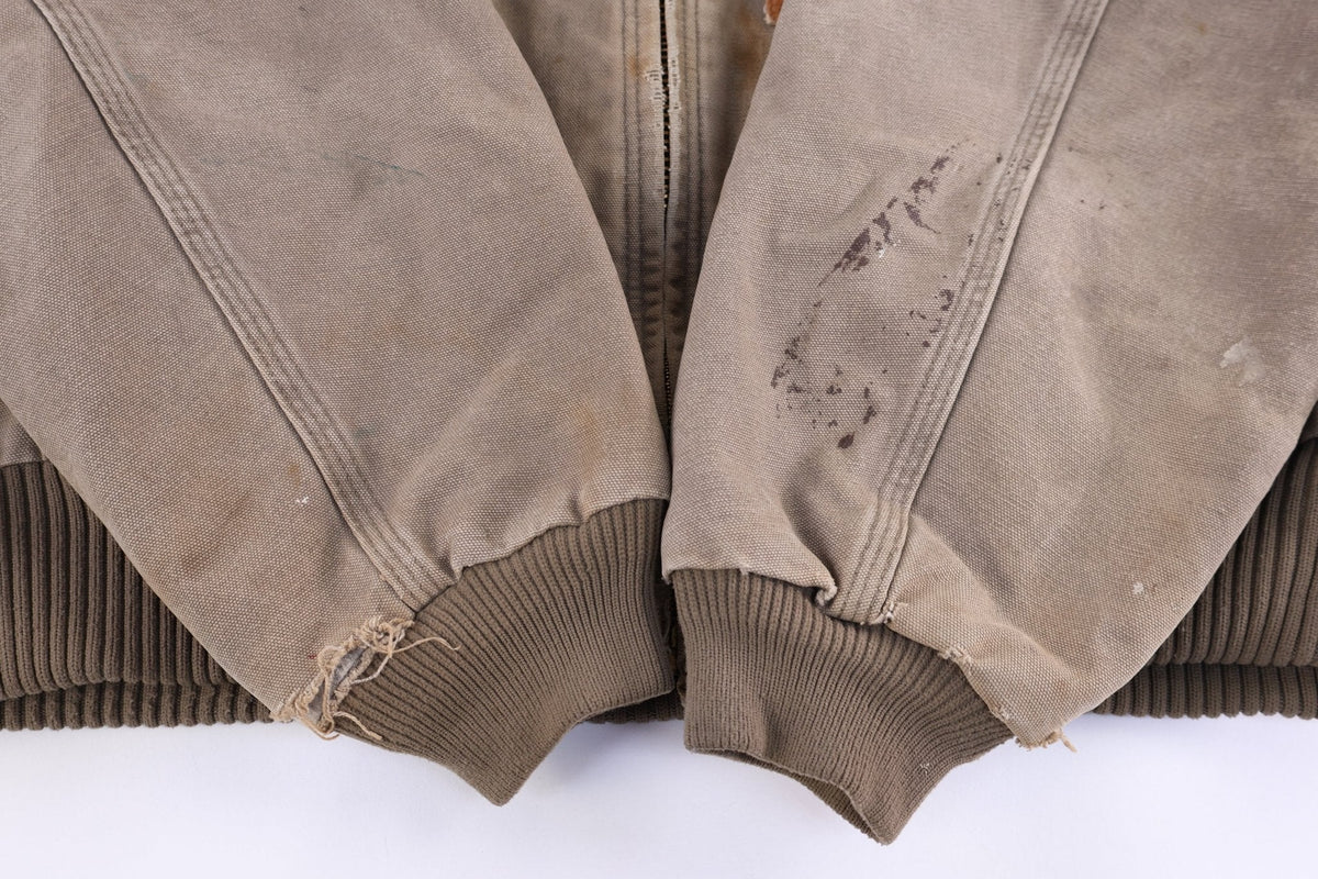 Carhartt Logo Patch Tan Full Zip Jacket product image 3