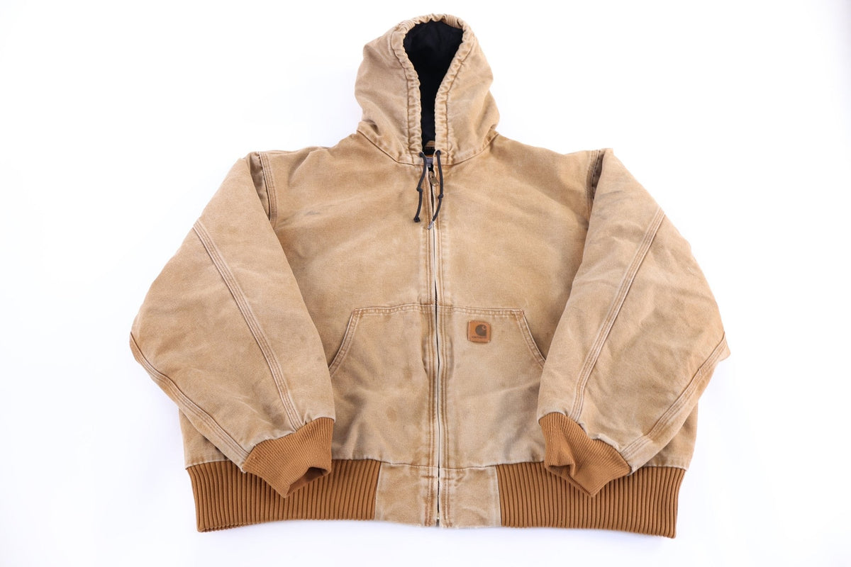 Carhartt Logo Patch Tan Full Zip Jacket product image 1