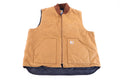Carhartt Logo Patch Tan Full Zip Vest