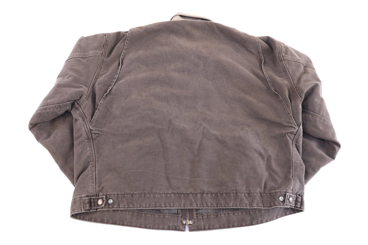Carhartt Logo Patch Timber Brown Full Zip Detroit Jacket product image 2