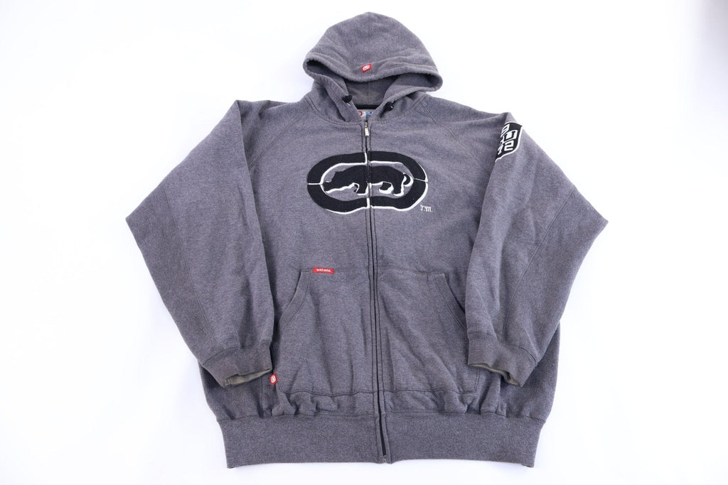 Ecko Unlimited Embroidered Grey Full Zip Jacket product image 1