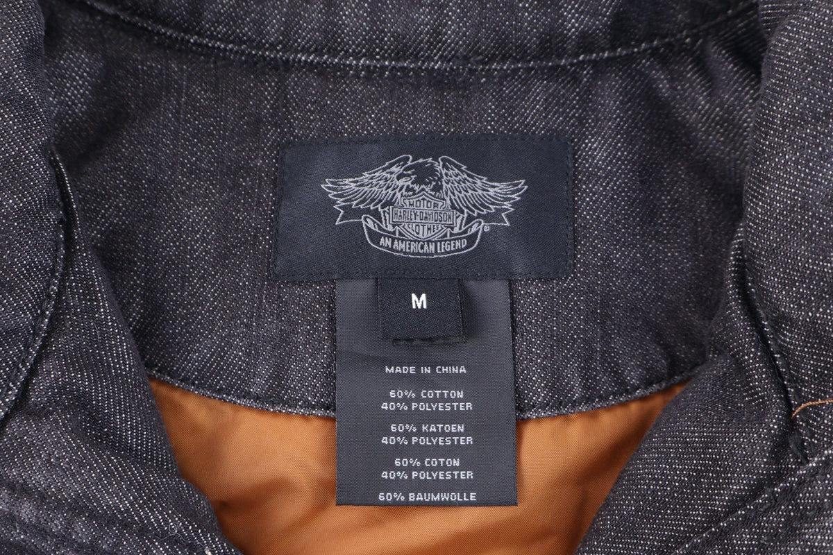 Harley Davidson Motorcycles Grey & Black Button Jacket product image 4