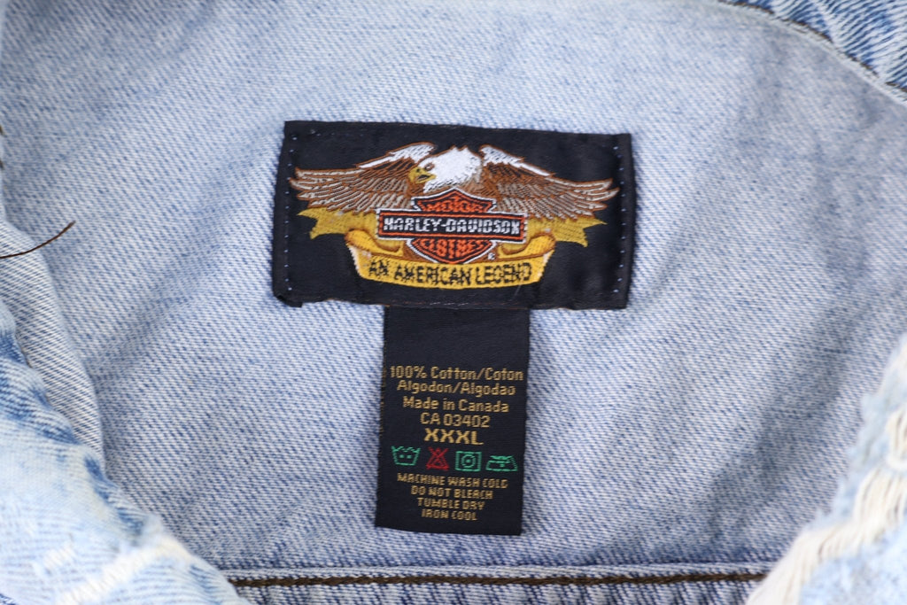 Harley Davidson Motorcycles Light Wash Denim Jacket product image 3