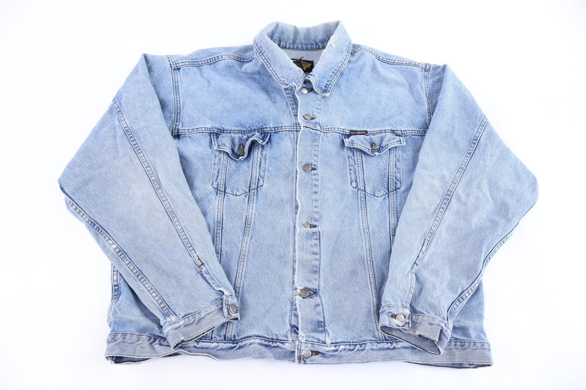 Harley Davidson Motorcycles Light Wash Denim Jacket product image 1