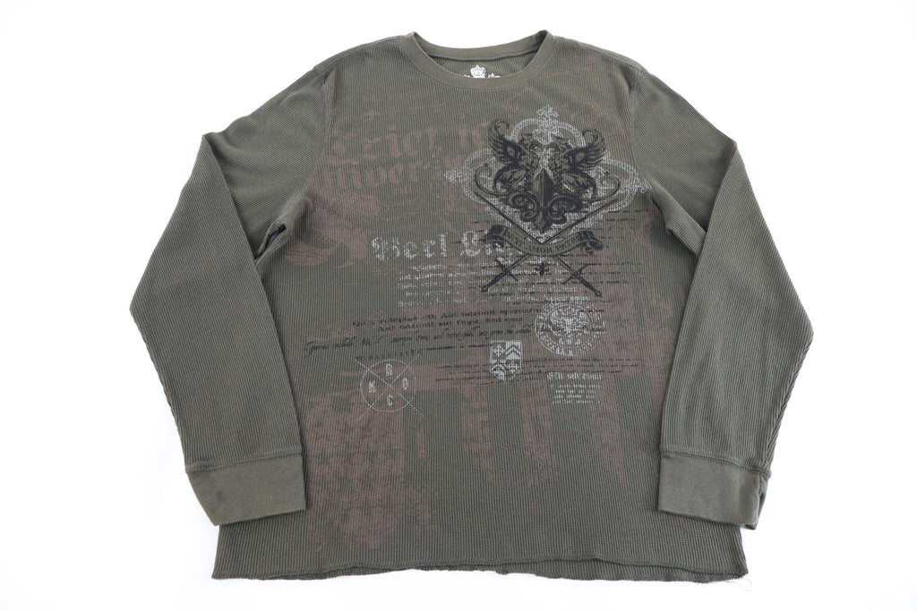 Helix Grunge Graphic Green Thermal LS T-shirt product image 1