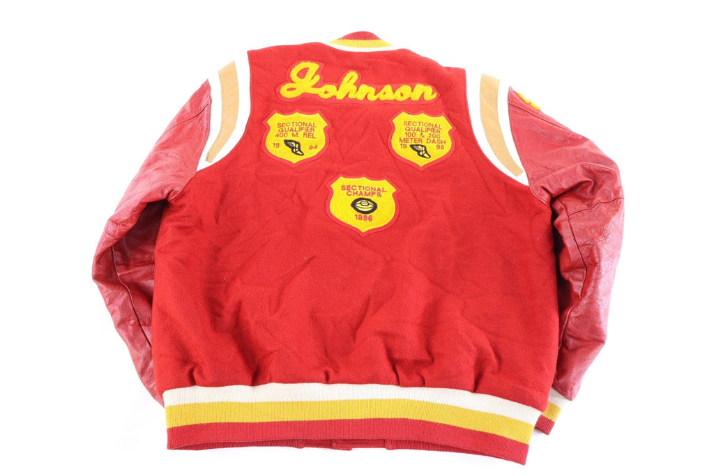 Holloway Red And Yellow Varsity Jacket product image 2