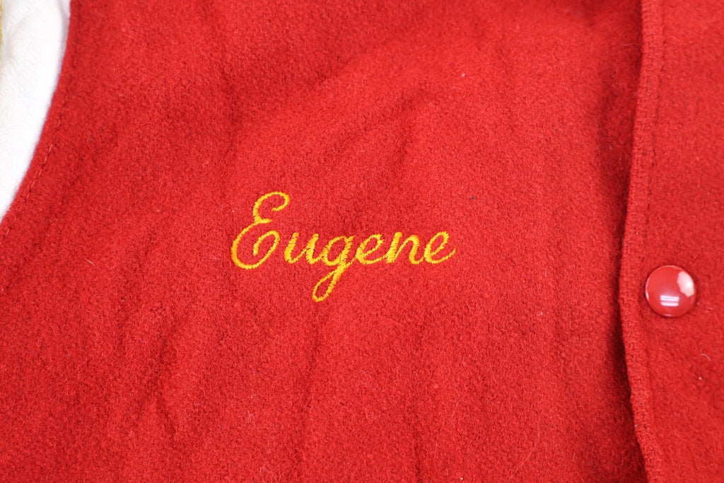 Holloway Red And Yellow Varsity Jacket product image 3