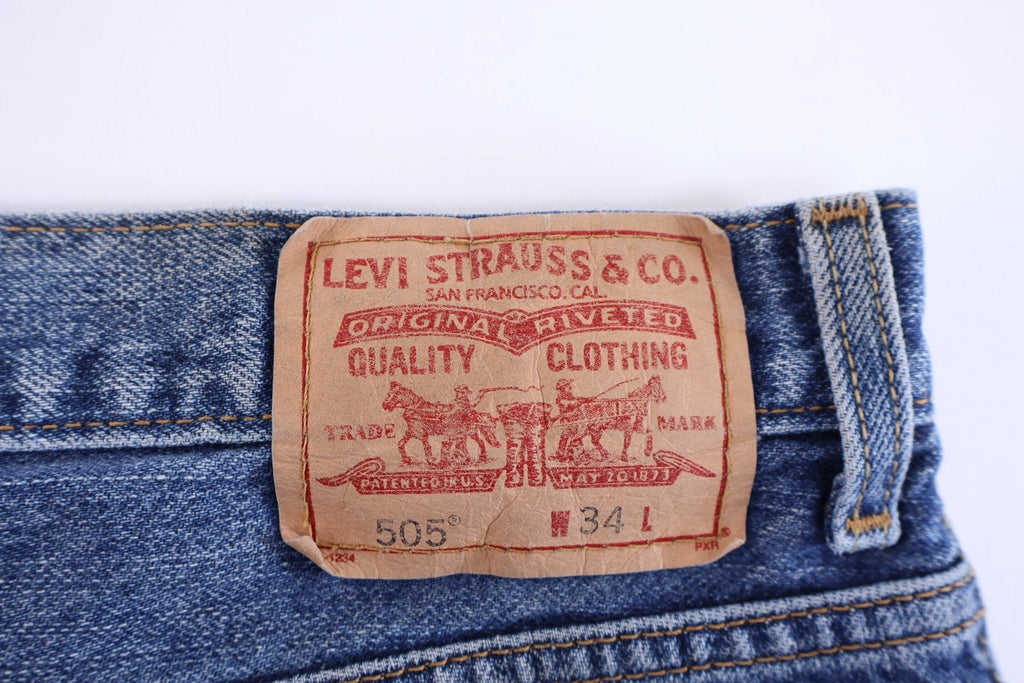 Levi's 505 Medium Wash Denim Shorts product image 4