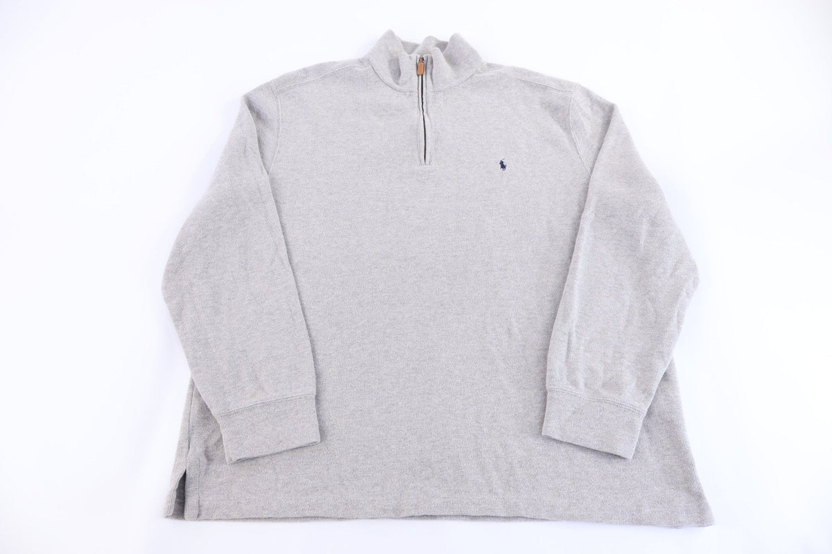 Polo by Ralph Lauren Embroidered Logo Grey Pullover