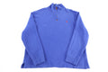 Polo Ralph Lauren Embroidered Logo Blue Quarter Zip Sweater