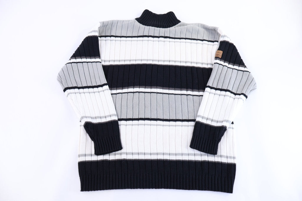 Southpole Black, Grey & White Knit Sweater