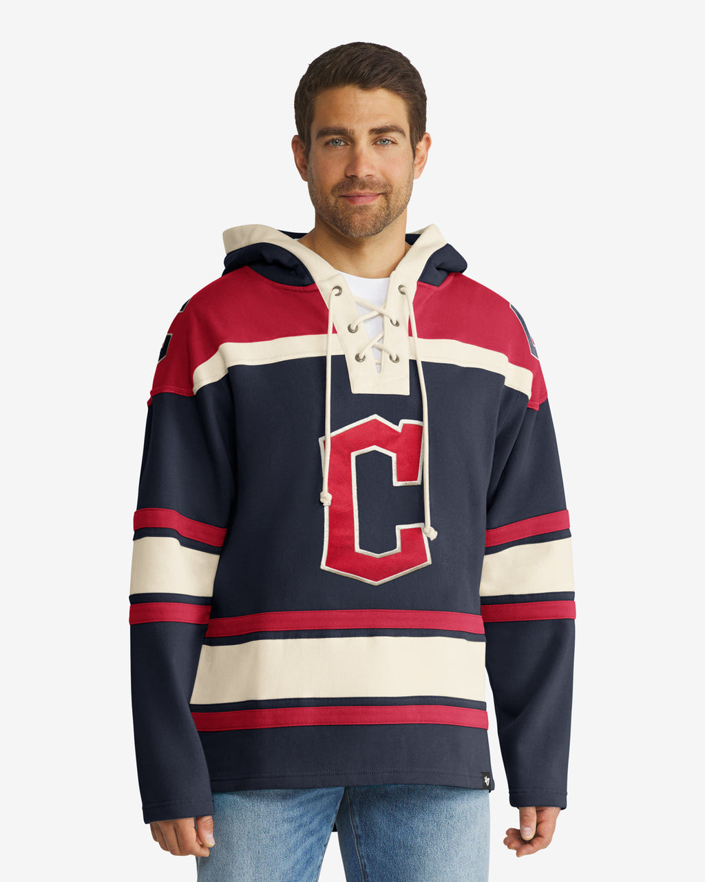 CLEVELAND GUARDIANS '47 SUPERIOR LACER PULLOVER HOOD product image 1