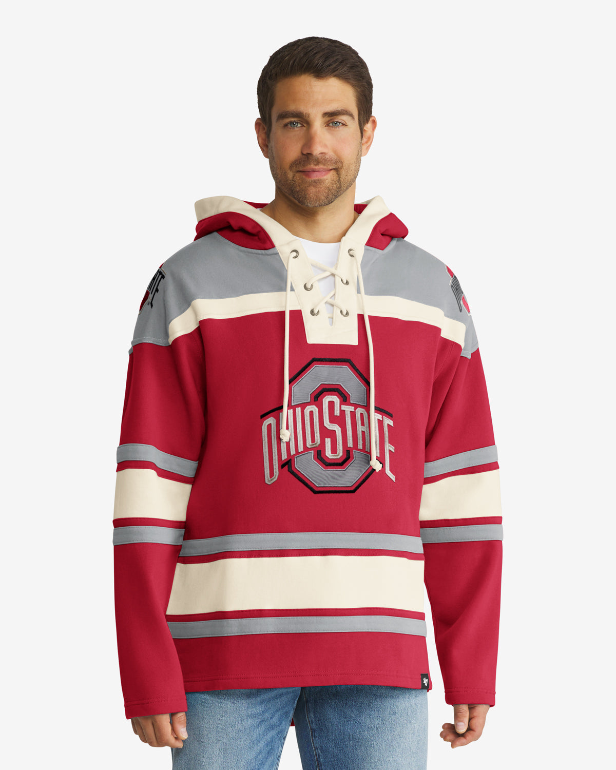 OHIO STATE BUCKEYES SUPERIOR LACER HOOD MENS product image 1