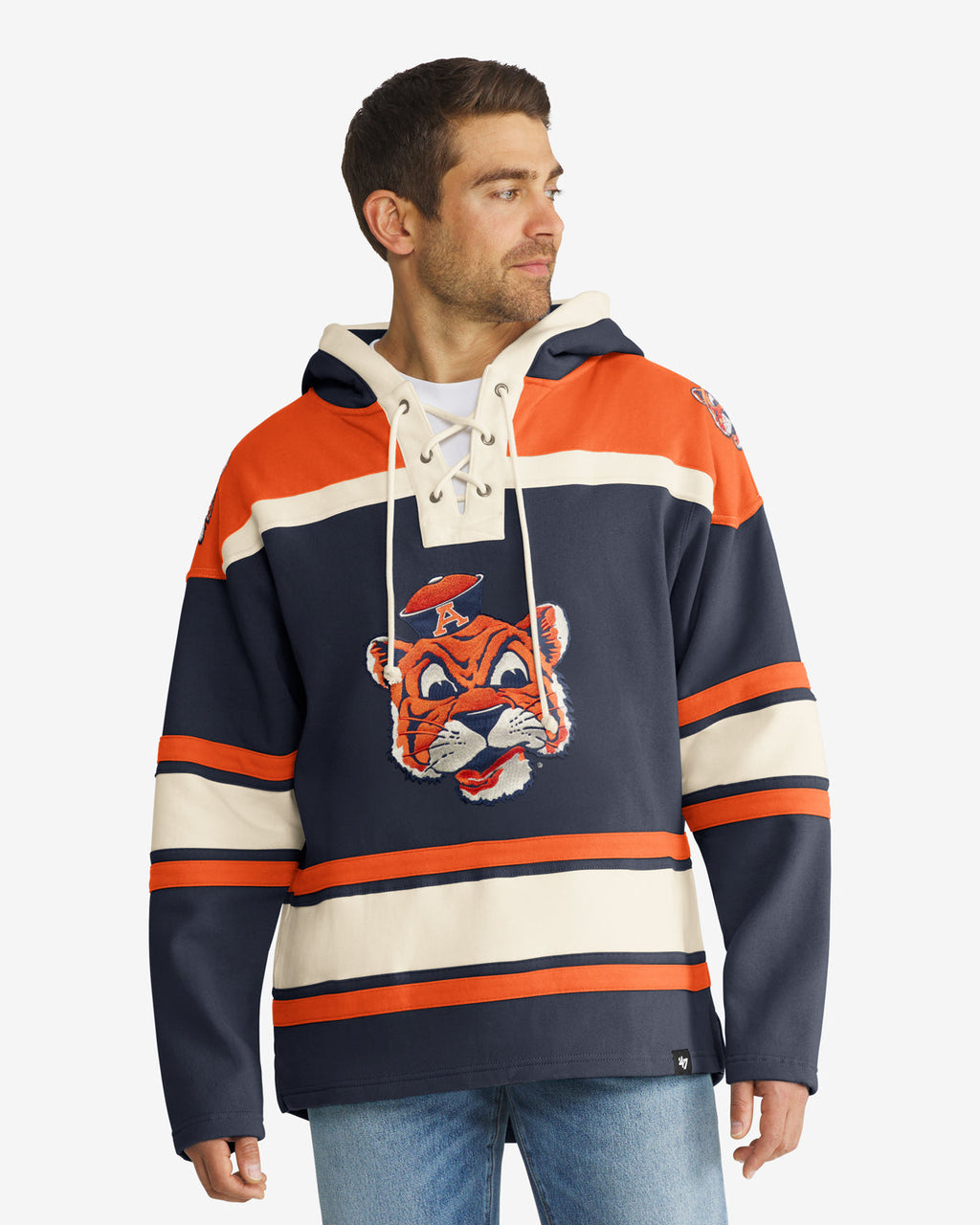 AUBURN TIGERS VINTAGE SUPERIOR '47 LACER HOOD product image 1