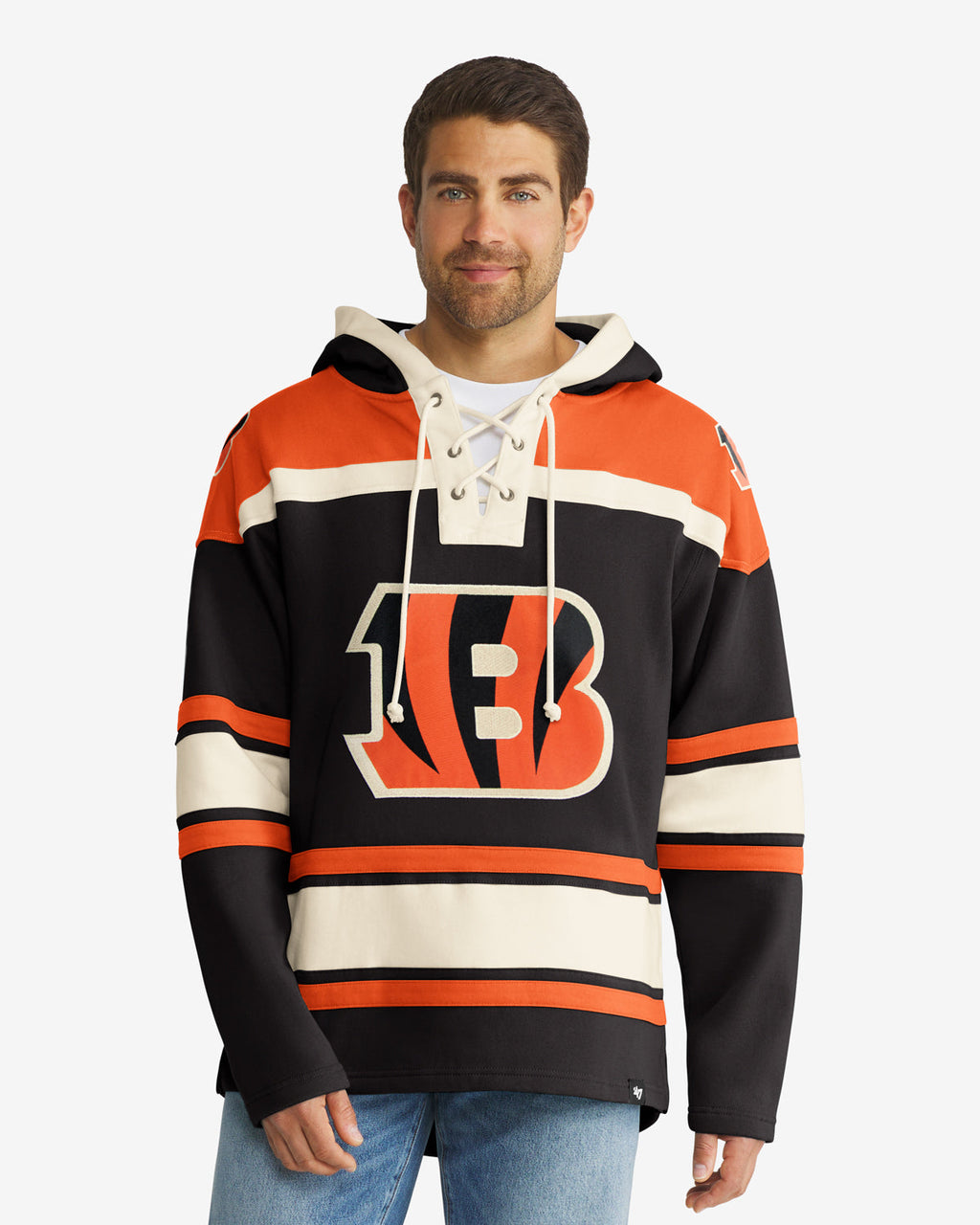 CINCINNATI BENGALS SUPERIOR '47 LACER HOOD product image 1