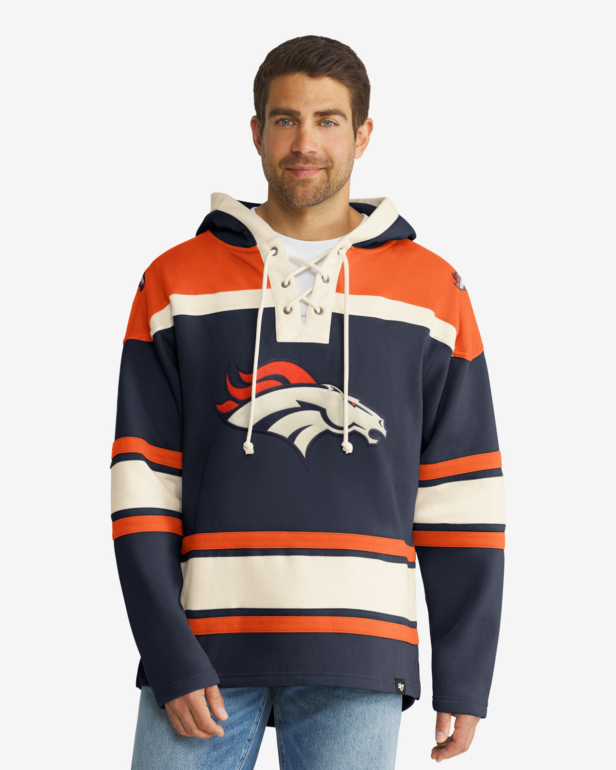 DENVER BRONCOS SUPERIOR '47 LACER HOOD product image 1