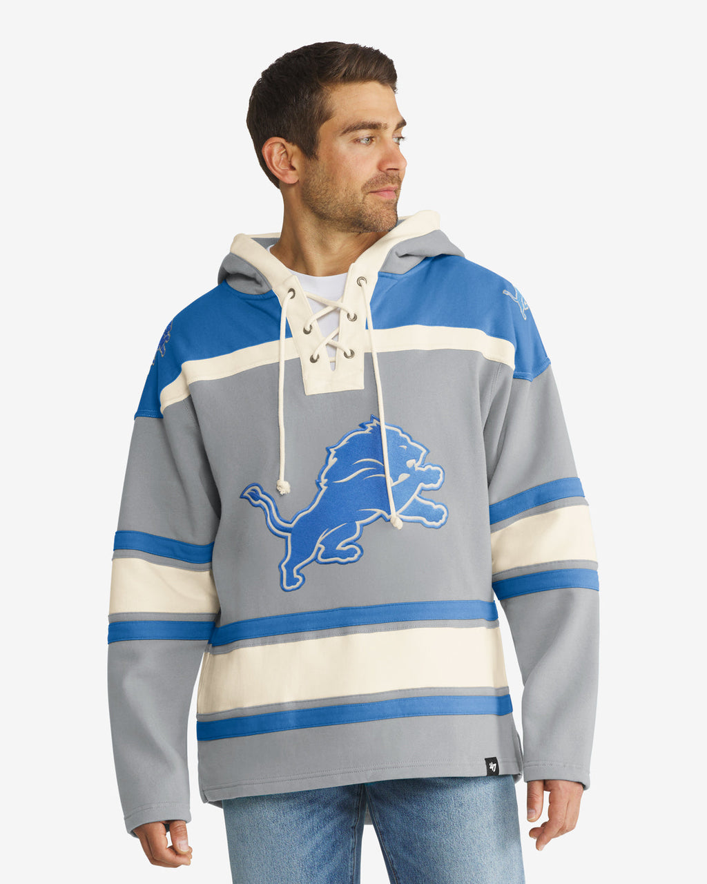 DETROIT LIONS SUPERIOR '47 LACER HOOD product image 1