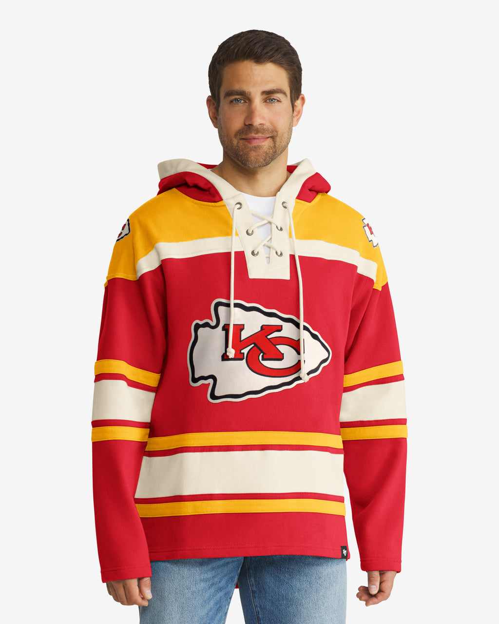 KANSAS CITY CHIEFS SUPERIOR '47 LACER HOOD product image 1