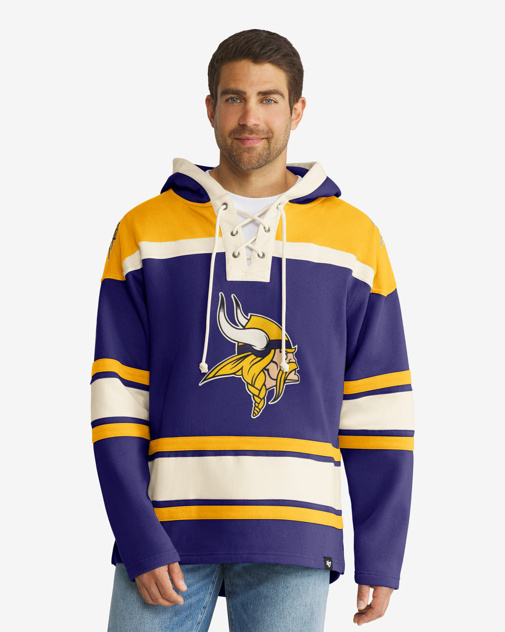 MINNESOTA VIKINGS SUPERIOR LACER HOOD MENS product image 1