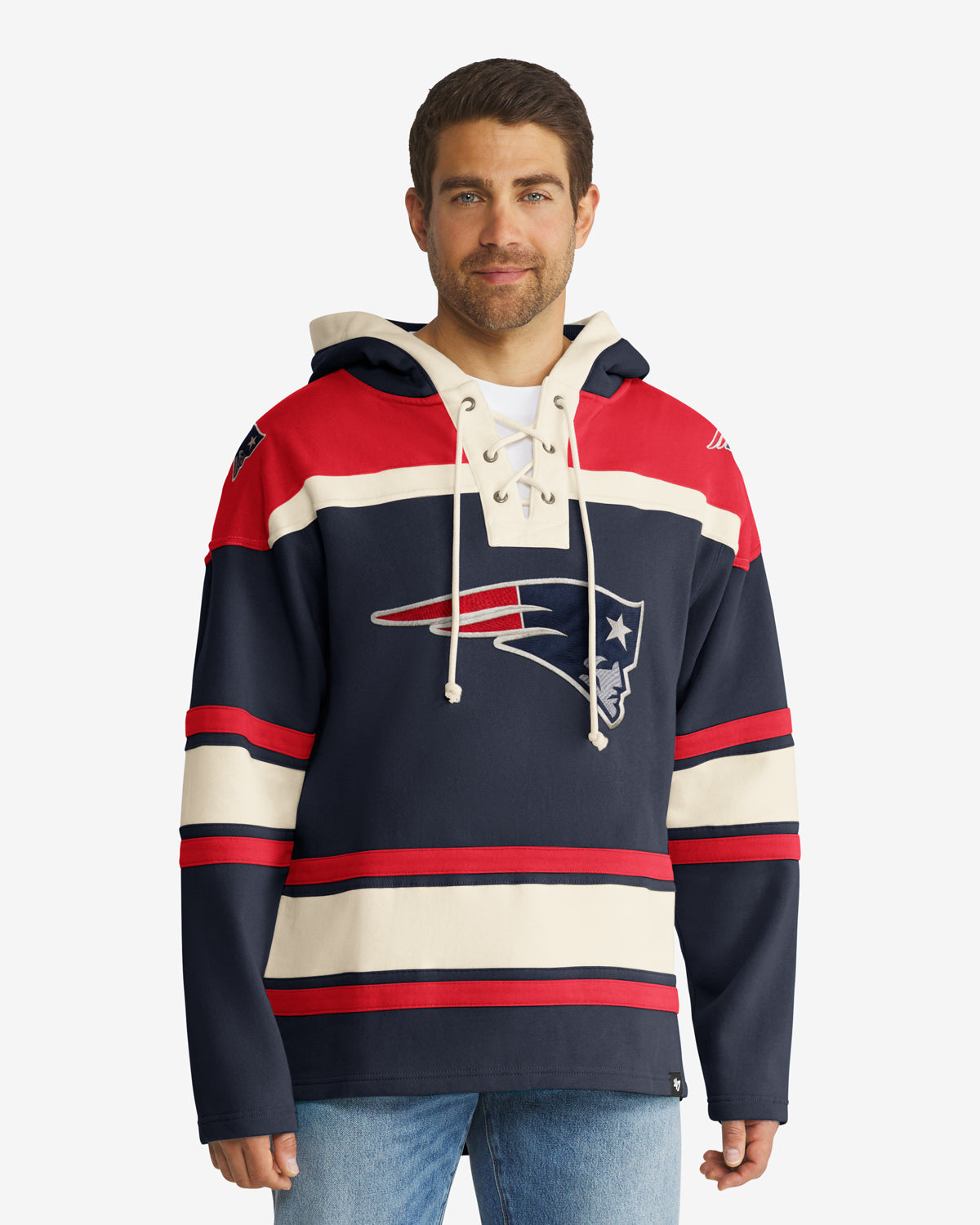 NEW ENGLAND PATRIOTS SUPERIOR '47 LACER HOOD product image 1