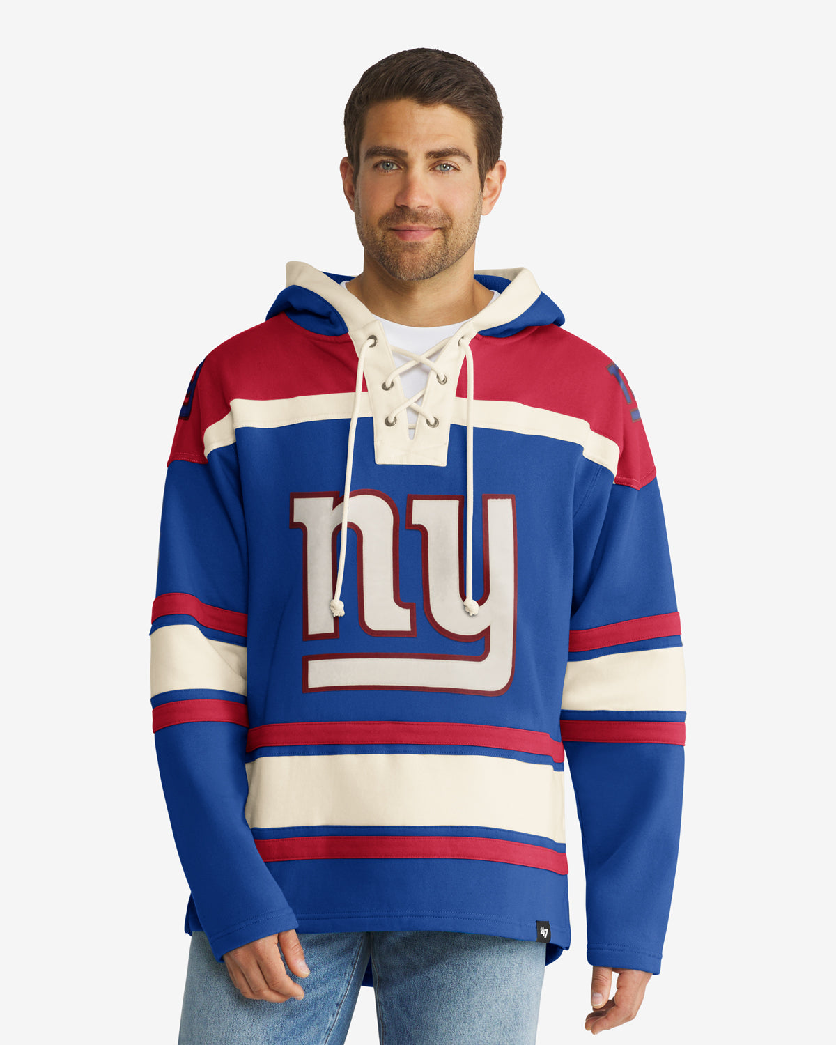 NEW YORK GIANTS '47 SUPERIOR LACER HOOD product image 1