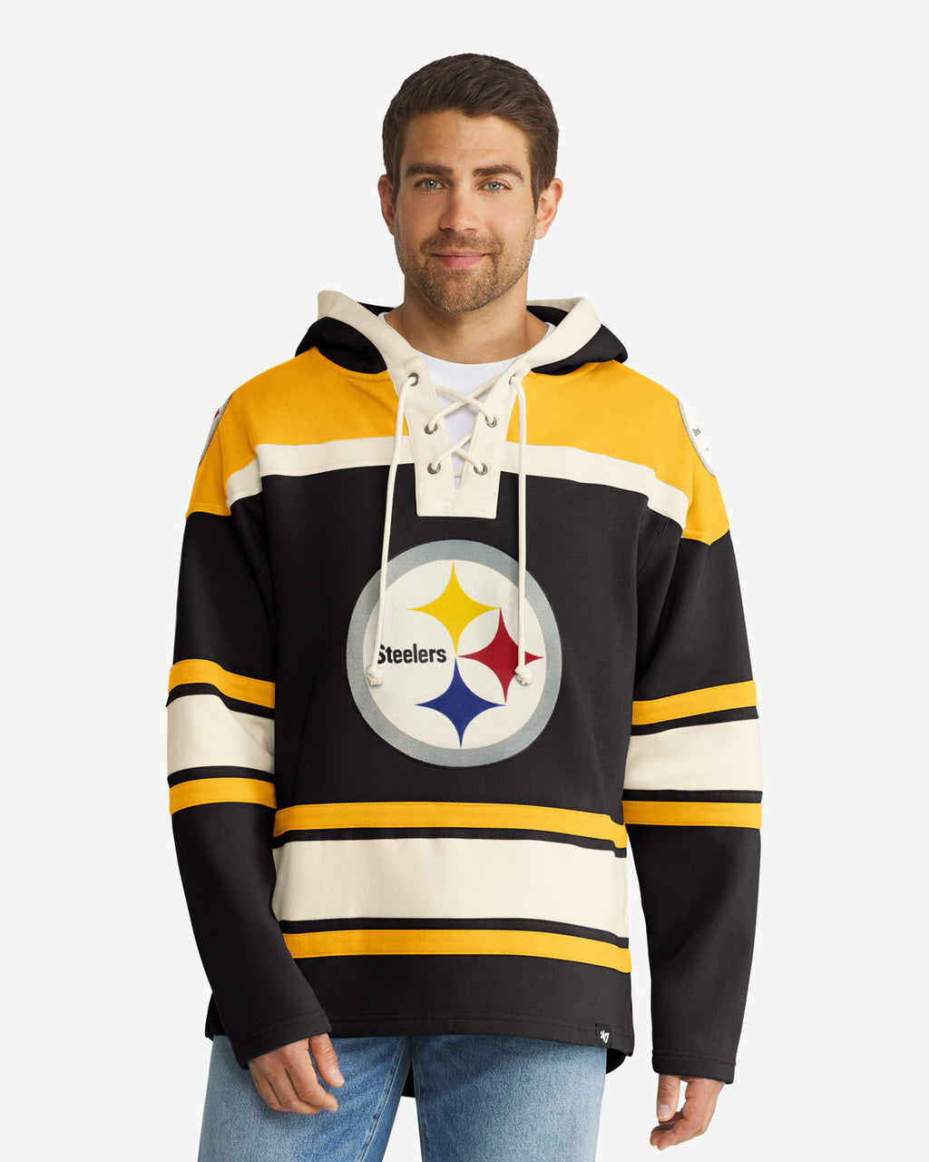 PITTSBURGH STEELERS '47 SUPERIOR LACER HOOD product image 1