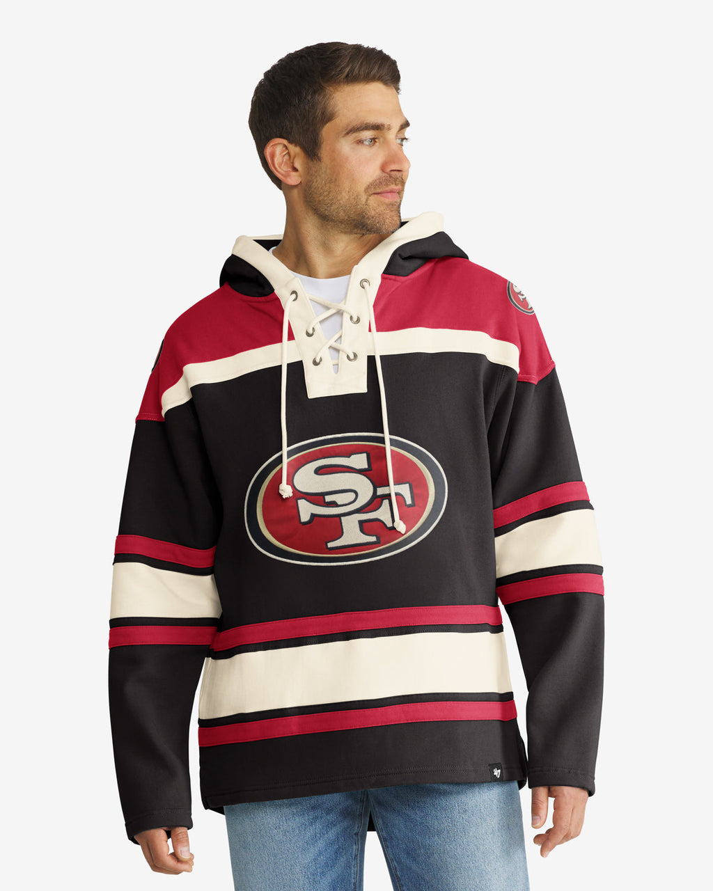 SAN FRANCISCO 49ERS SUPERIOR '47 LACER HOOD product image 1