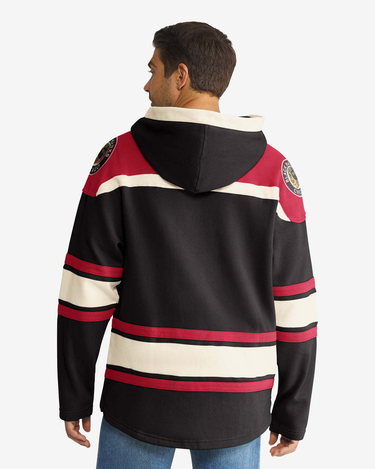 CHICAGO BLACKHAWKS VINTAGE SUPERIOR '47 LACER HOOD product image 2