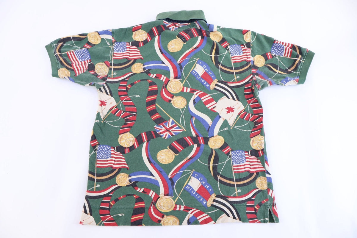 Tommy Hilfiger Flags All Over Graphic Button Up