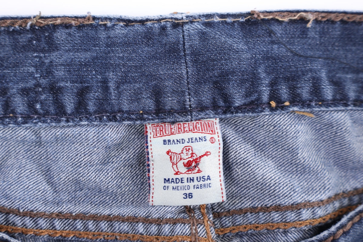 True Religion Straight Dark Wash Denim Jeans product image 4