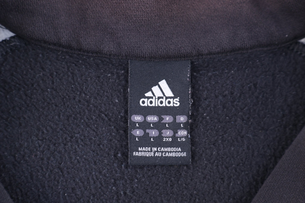 Vintage Adidas Soccer Black Quarter Zip Pullover product image 3