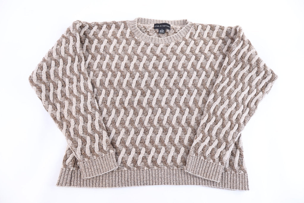 Vintage Croft & Barrow Multipattern Knit Sweater