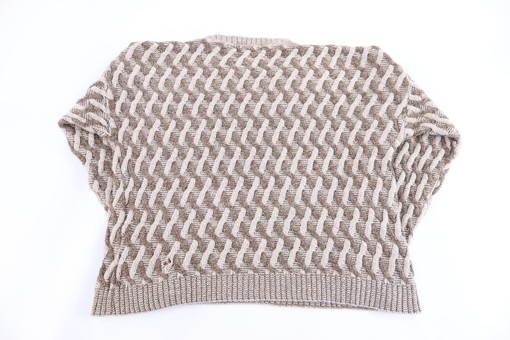 Vintage Croft & Barrow Multipattern Knit Sweater