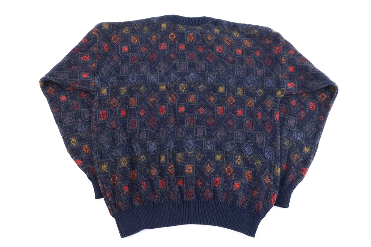 Vintage Jantzeen Multipattern Knit Sweater