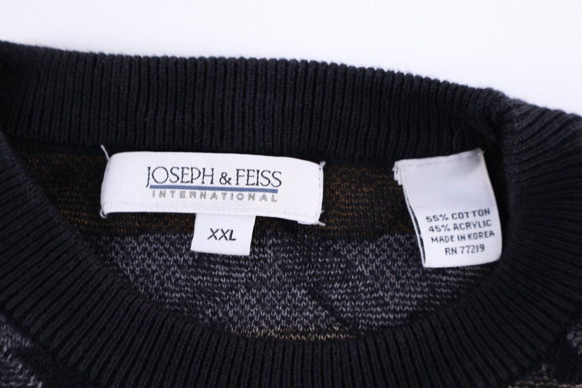 Vintage Joseph & Feiss Multipattern Knit Sweater