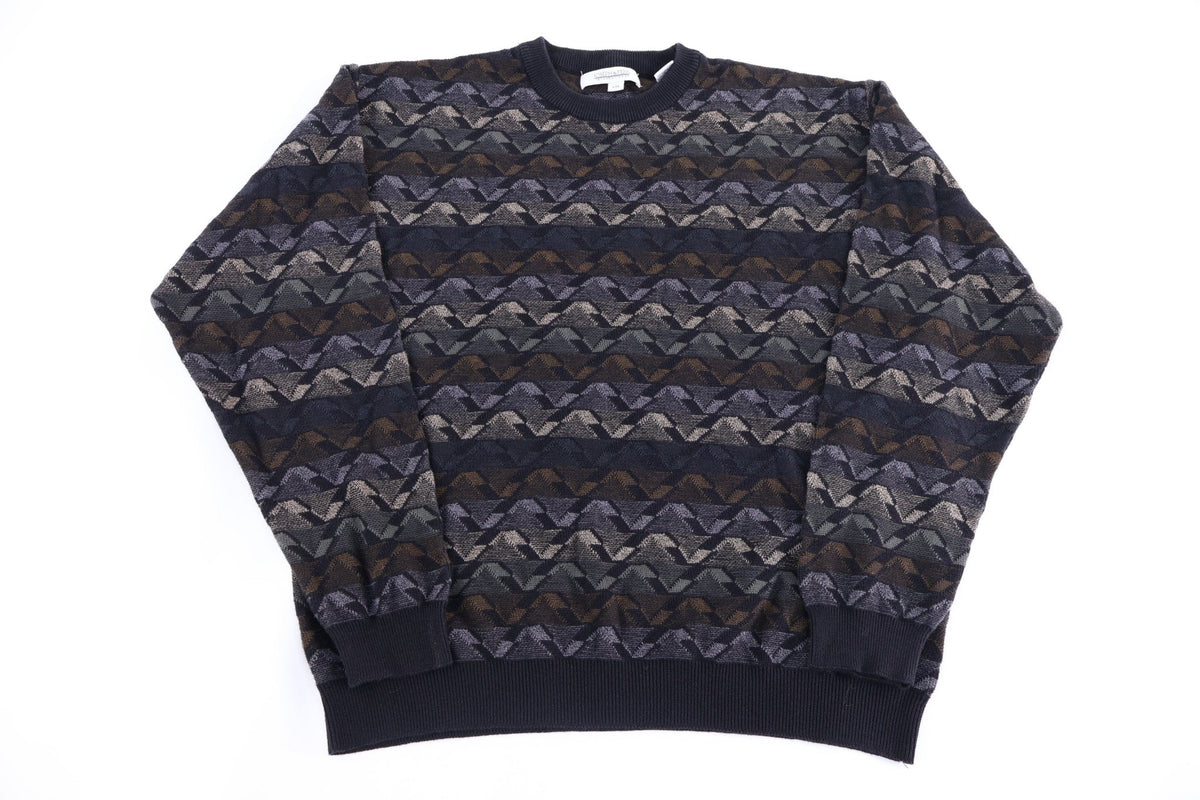 Vintage Joseph & Feiss Multipattern Knit Sweater