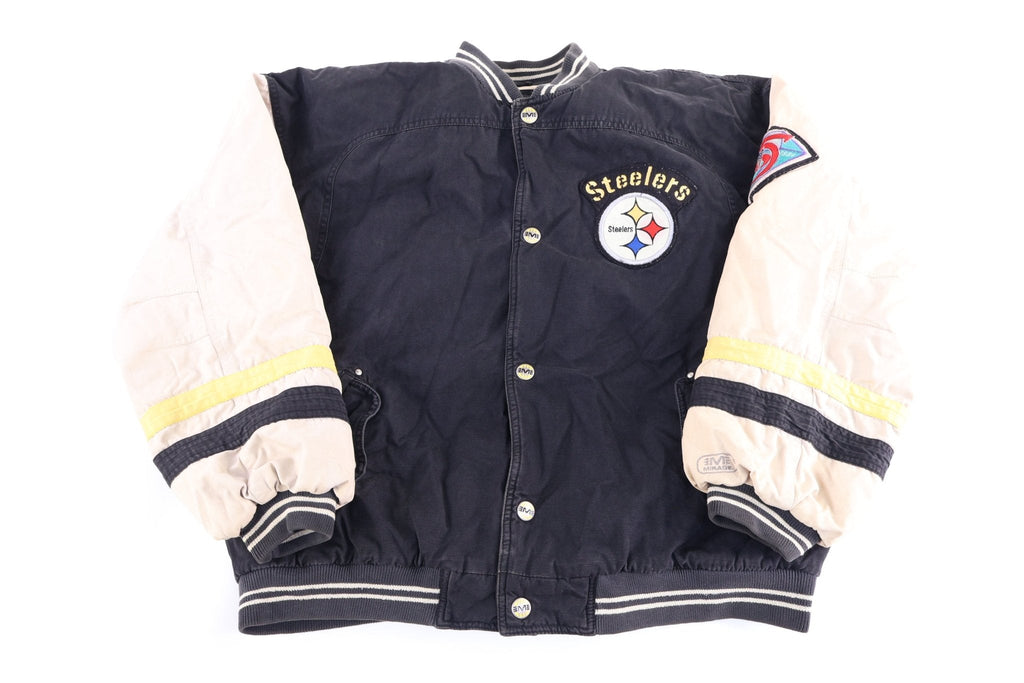 Vintage Mirage Pittsburgh Steelers Football Bomber Jacket product image 1