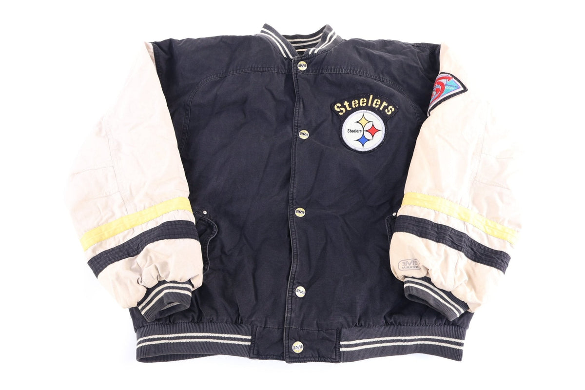 Vintage Mirage Pittsburgh Steelers Football Bomber Jacket product image 1