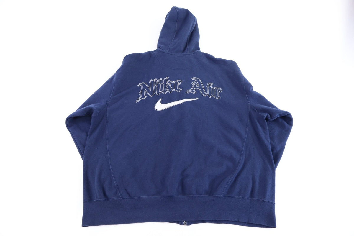 Vintage Nike Embroidered Logo Blue Full Zip Jacket product image 2