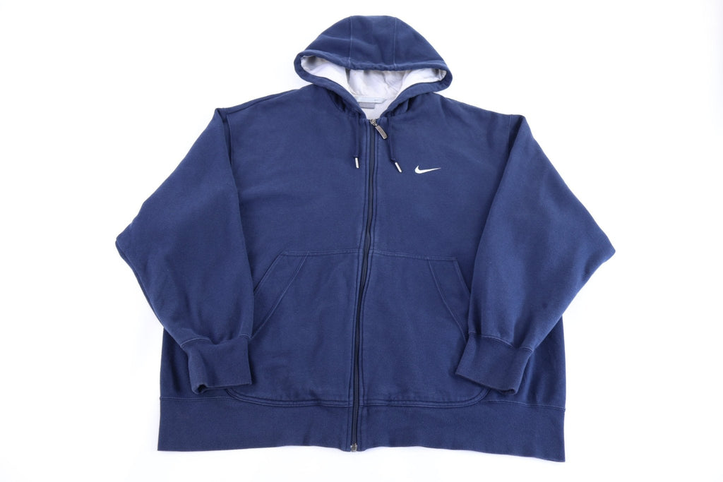 Vintage Nike Embroidered Logo Blue Full Zip Jacket product image 1