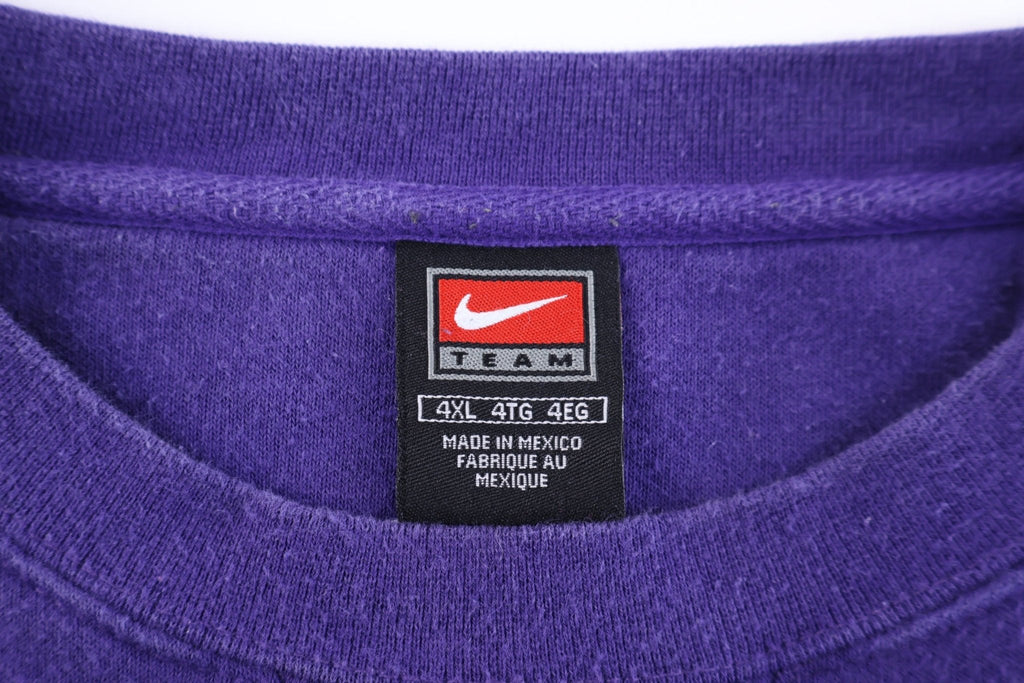 Vintage Nike Embroidered Logo Purple Sweatshirt product image 3