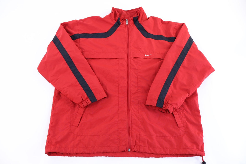 Vintage Nike Embroidered Logo Red Full Zip Windbreaker product image 1