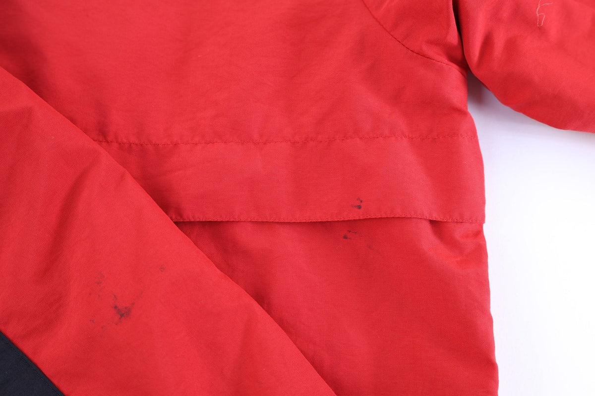 Vintage Nike Embroidered Logo Red Full Zip Windbreaker product image 3
