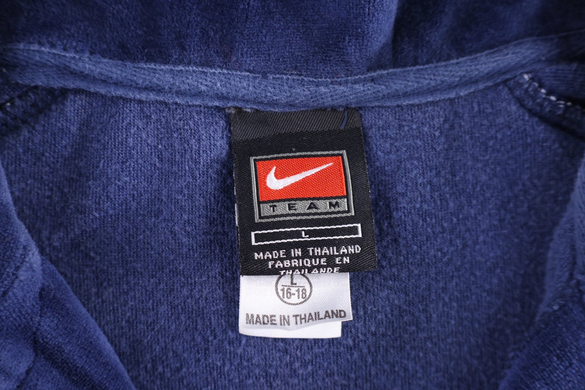 Vintage Nike New Jersey Nets Basketball Full Zip Sweater product image 3