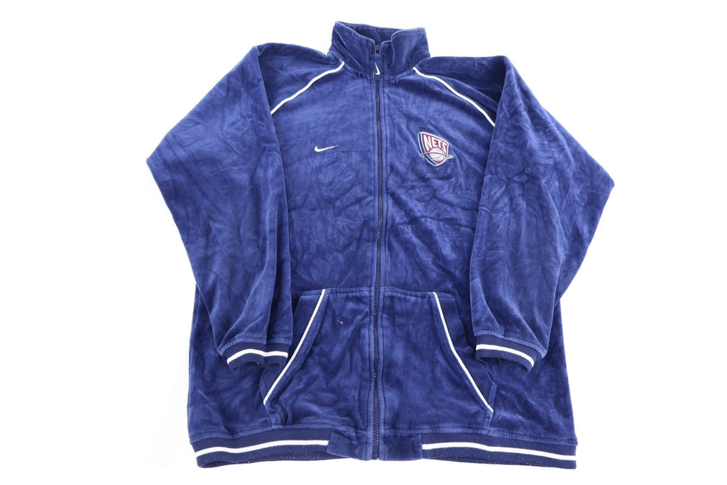 Vintage Nike New Jersey Nets Basketball Full Zip Sweater product image 1