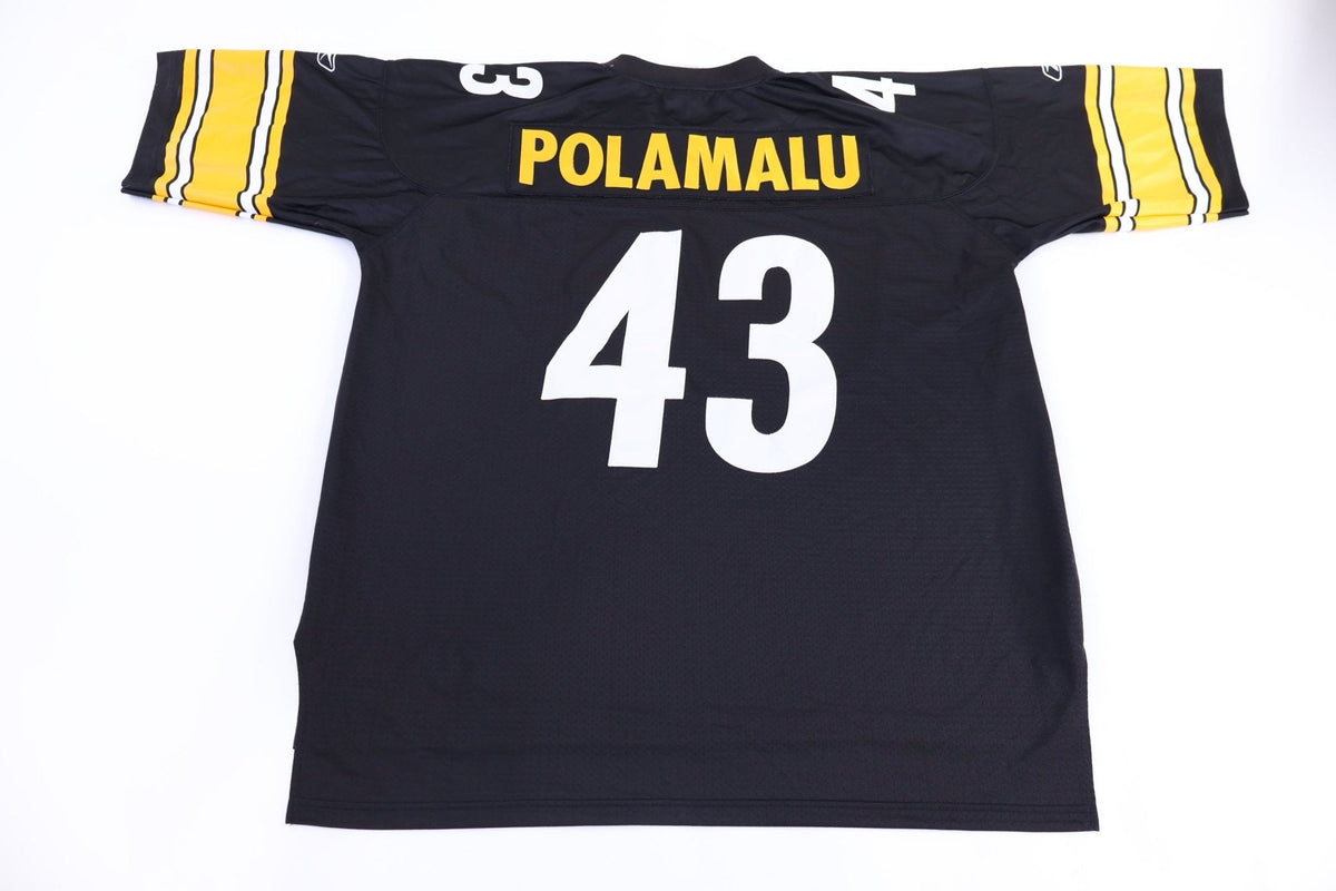 Vintage Pittsburgh Steelers Troy Polamalu Football Jersey product image 2