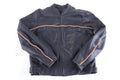 Vintage River Road Black Full Zip Leather Jacket product image 1