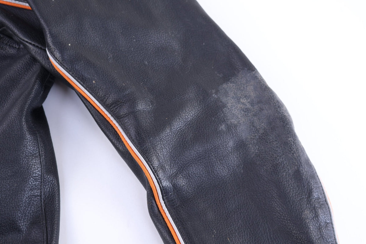 Vintage River Road Black Full Zip Leather Jacket product image 3