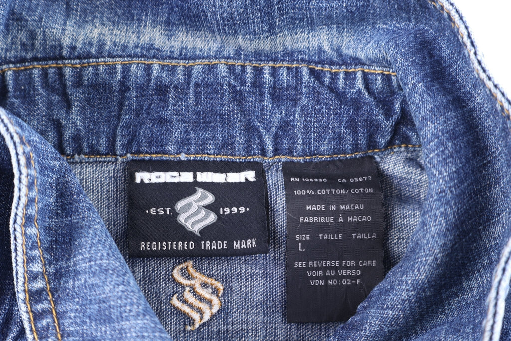 Vintage Rocawear Dark Wash Denim Jacket product image 3